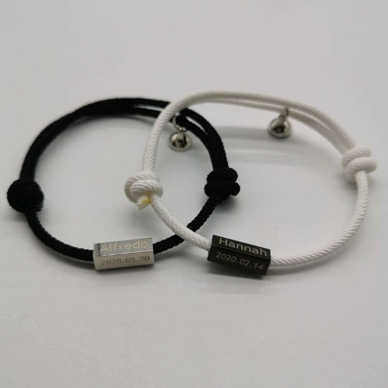 Armband mit anpassendem Datum und Namen